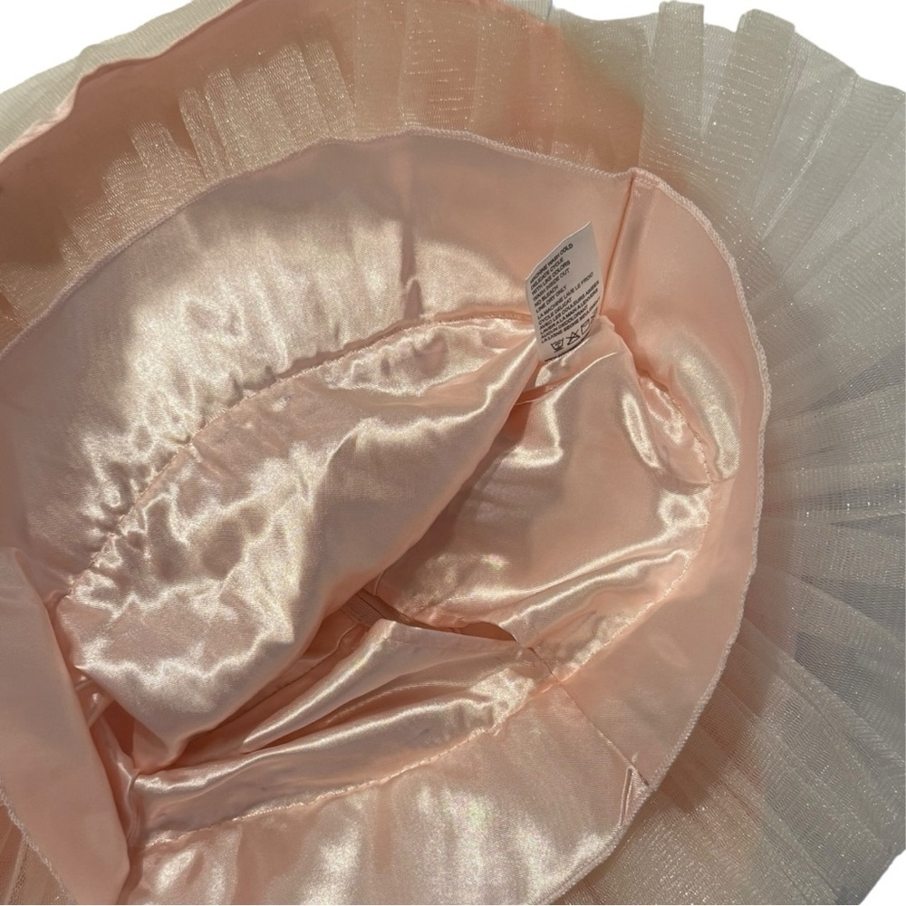 American Princess Baby Girl Dress Set 6M Pink Gold Embroidered Tulle Party Dress - Picture 6 of 10